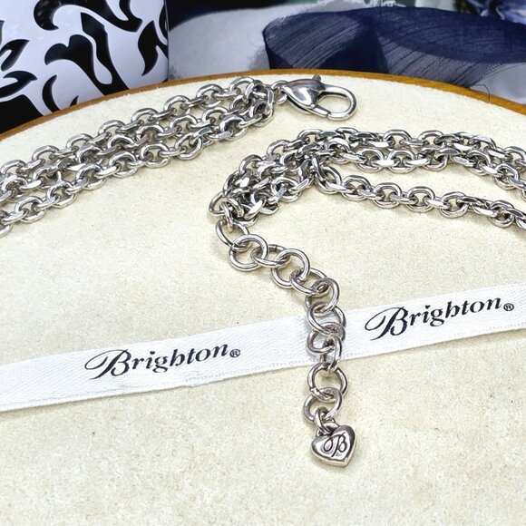 Brighton Kenya Multi Strand Statement Collar Necklace Silver-plated - Picture 8 of 12